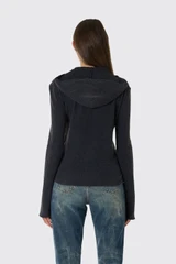 Stockholm Surfboard Club Waffle Hood U1000327 DB1 Dawn Black
