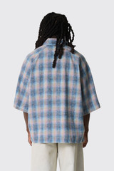 New Amsterdam Surf Association Flanel Short Sleeve Button-Up 2602013001 Rainbow Check