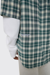 New Amsterdam Surf Association Double Layer Shirt 2602023001 Green/White Check