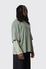 New Amsterdam Surf Association Double Layer Longsleeve 2602066001 Sea Grass