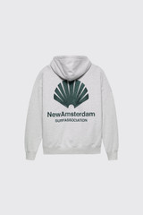 New Amsterdam Surf Association Logo Hoodie 2602117001 951 Grey Melange