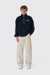 New Amsterdam Surf Association Fleece Half Zip 2602134002 Night