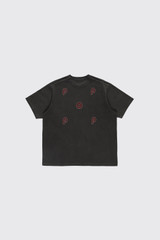 POP Trading Company Berghaus & POP Logo T-Shirt POPBERGAW26_02-003 Washed Black