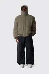 Seventh ORB Puffer Coat O250105 Dune