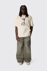 Drôle de Monsieur Drôle Iris T-Shirt L-TS331-CO248 LBG Light Beige