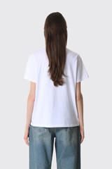 GANNI Basic Jersey Leopard Relaxed T-Shirt T4124 943 Leopard