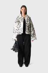 GANNI Bonded Crepe Wide Pants A1080054 099 Black