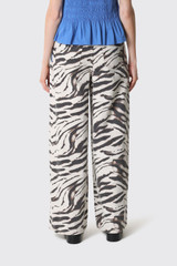 GANNI Print Denim Lari Jeans A1190001 135 Egret 