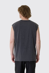 Satisfy MothTech Muscle Tee 11005 01A05 Faded Black