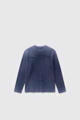 Bram's Fruit Stamp Waffle Longsleeve 2080 Washed Midnight Blue