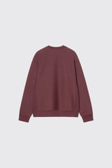 Carhartt WIP American Script Sweat I025475 826.XX Amarone