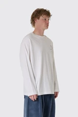 FLÂNEUR Balloon Long Sleeve FTSH218 051 White
