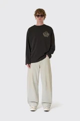 FLÂNEUR Happy Flower Long Sleeve FTSH251 234 Brown