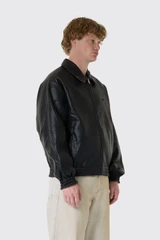 Arte Antwerp Reversible Plaid Jacket AW26-058J 1 Black