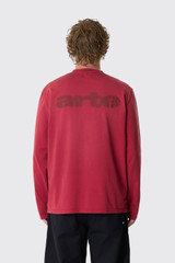 Arte Antwerp Fadeout Longsleeve AW26-125LS 602 Bordeaux
