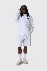 New Amsterdam Surf Association Logo Longsleeve 9909186001 White/Black