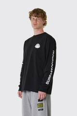 New Amsterdam Surf Association Logo Longsleeve 9909186002 Black/White