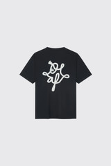 Olaf Hussein Lasso Monogram Tee M260110 Black