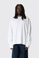 THE SAVAGE REPORT TSR Optic Longsleeve TSR-FW26OPLS03 Off white