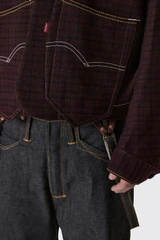 Junya Watanabe MAN Jacket J204 WR-J204-W26 Burgundy/Black