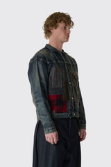 Junya Watanabe MAN Jacket J915 WR-J915-W26 Indigo x Mix