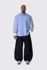 Comme des Garçons HOMME Pants P013 HR-P013-W26 Navy/White