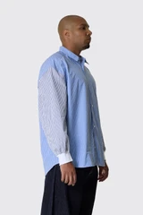 Comme des Garçons HOMME Shirt B005 HR-B005-W26 Sx/WH/Nvy x wWh/Nvy