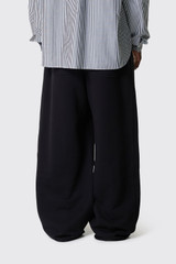 Dover Street Market Unisex Pleated Pants Back Pile Knit DSM02P009 1 Black