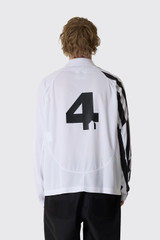 Dover Street Market Unisex Football Longsleeve Polo 'Home' Knit DSM02T003 2 Black White