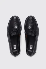 Dover Street Market Men Camo G.H. Bass Larson 'Penny Loafers' x DSM DSM02SH12 1 Black