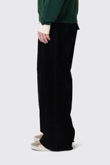 ERL Unisex Flocked Denim Chino Pants Woven ERL13P016 1 Black