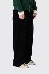 ERL Unisex Flocked Denim Chino Pants Woven ERL13P016 1 Black