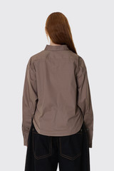 Vaquera Women Belted Button Down Woven VAQ12B005 Taupe 1