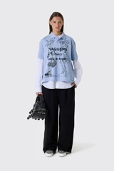 Vaquera Women Flapper Polo Knit VAQ12T006 Baby Blue 1