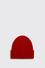 Bram's Fruit Distressed Label Beanie FW26-2147 Red