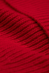 Bram's Fruit Distressed Label Beanie FW26-2147 Red