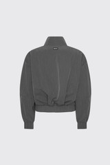 ROTATE CRISPY TRACK JACKET 1162001205 Gray Pinstripe