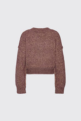 ROTATE Knit V-Neck Jumper 1165663113 3113 Winetasting Comb