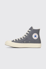 Comme des Garçons PLAY New Big Heart CT70 Hi Top AZ-K122-001 Steel Grey