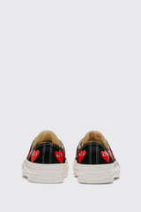 Comme des Garçons PLAY Multi Heart CT70 Low Top Black