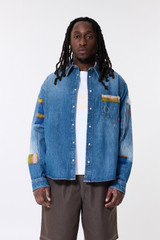 Marni Long Sleeves Shirt Iris Blue