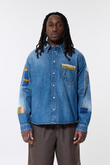 Marni Long Sleeves Shirt Iris Blue