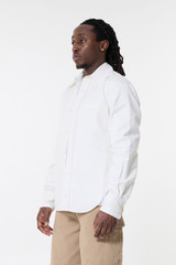 ERL Unisex Printed Button Up Shirt Woven ERL08B002 Natural White 1