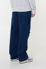 DARKPARK Jordan Heavy Cotton Satin Relax Fit Blue Navy