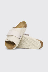 Birkenstock Kyoto Nubuck Narrow Antique White