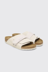 Birkenstock Kyoto Nubuck Narrow Antique White
