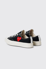 Comme des Garçons PLAY Converse Small Red Heart LT Black