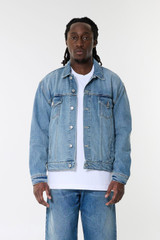 Tenue. Oversized Denim Jacket Billy Savannah Indigo Light Wash