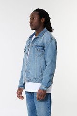 Tenue. Oversized Denim Jacket Billy Savannah Indigo Light Wash