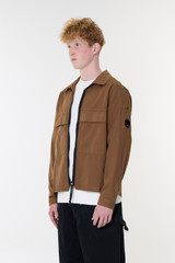 C.P. Company Organic Gabardine Zipped Utility 17CMOS125A Toffee